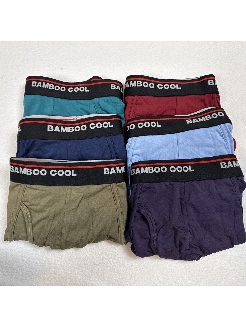 Mens Bamboo Cool Briefs Size XXL Lot Of 6 New